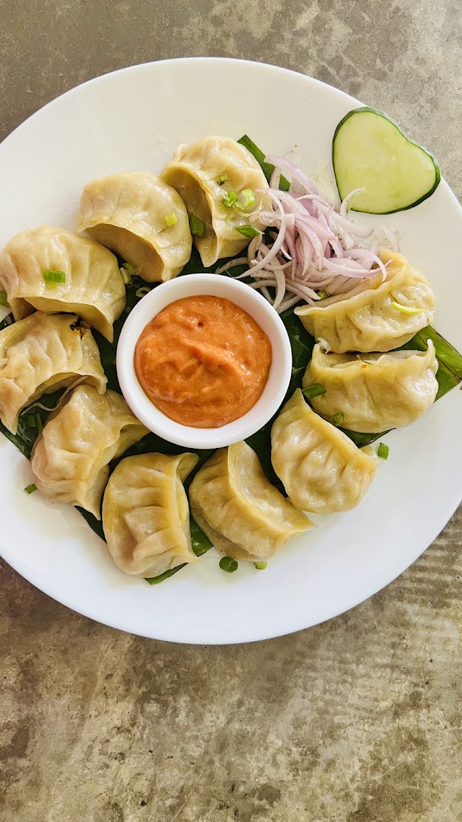 Steamed momos